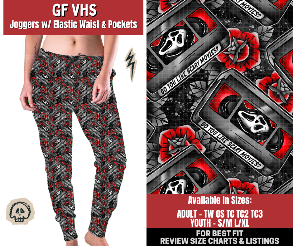 Preorder! Closes 12/22. ETA March. GF VHS Joggers
