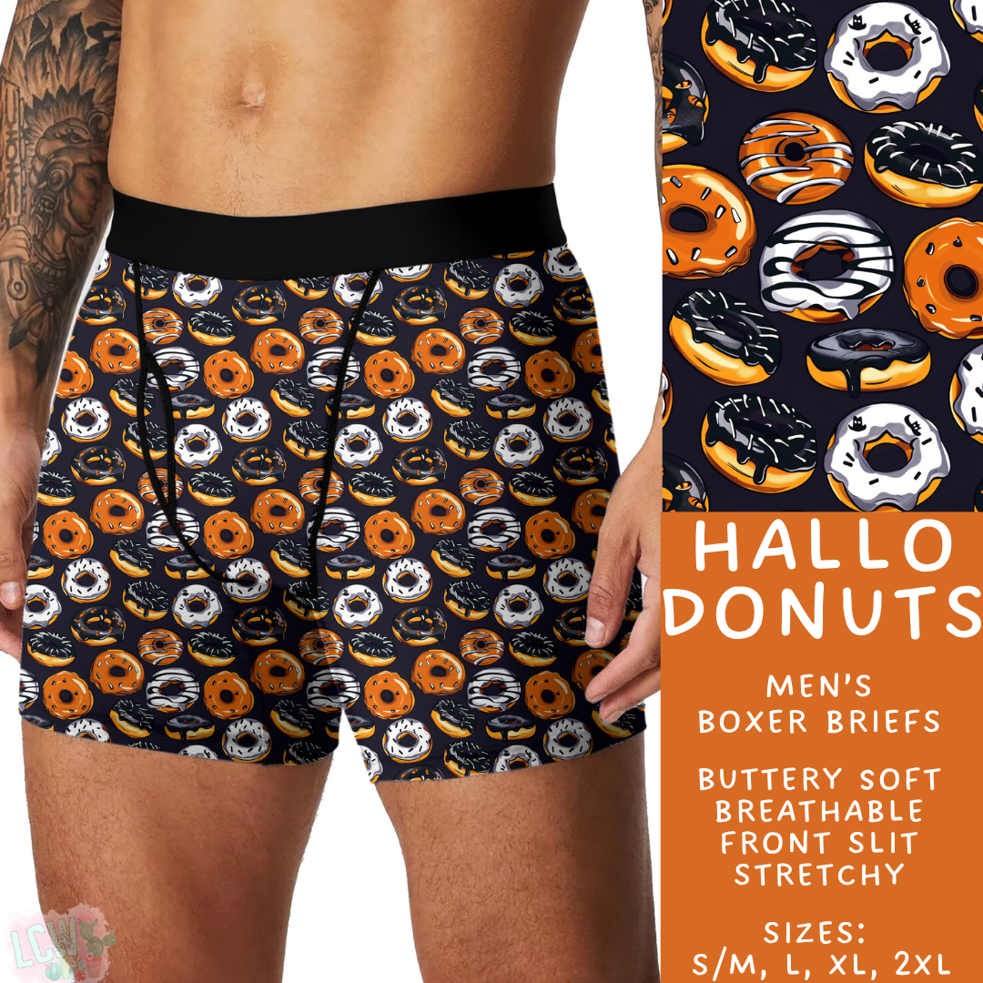 In Production - Batch #377 - Hallo Donuts Men's Boxer Briefs - S/M