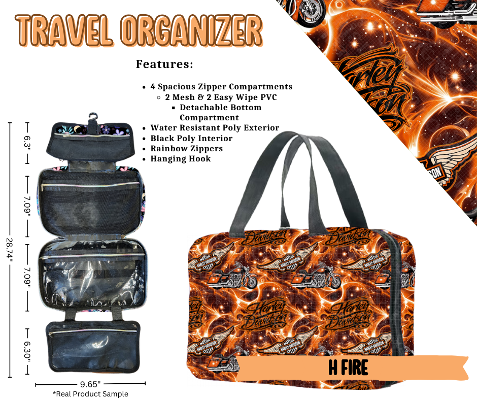 H Fire Travel Organizer