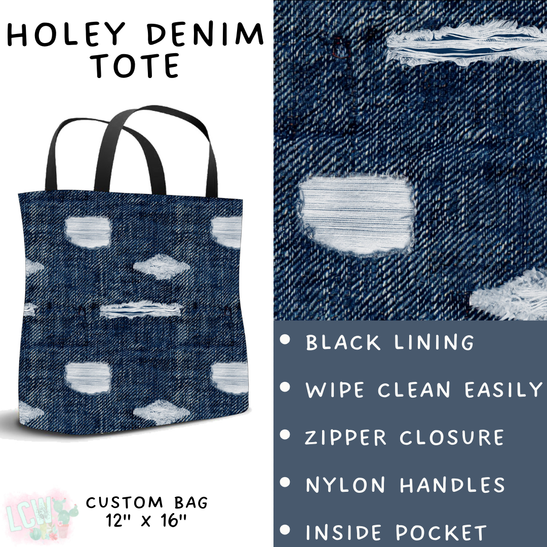 Batch #471 - November Request Run - Closes 1/2 - ETA late Feb - Holey Denim Tote