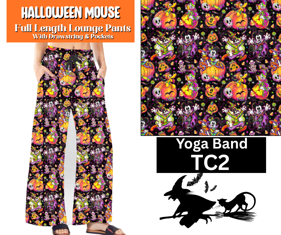 Halloween Mouse Full Length Lounge Pants