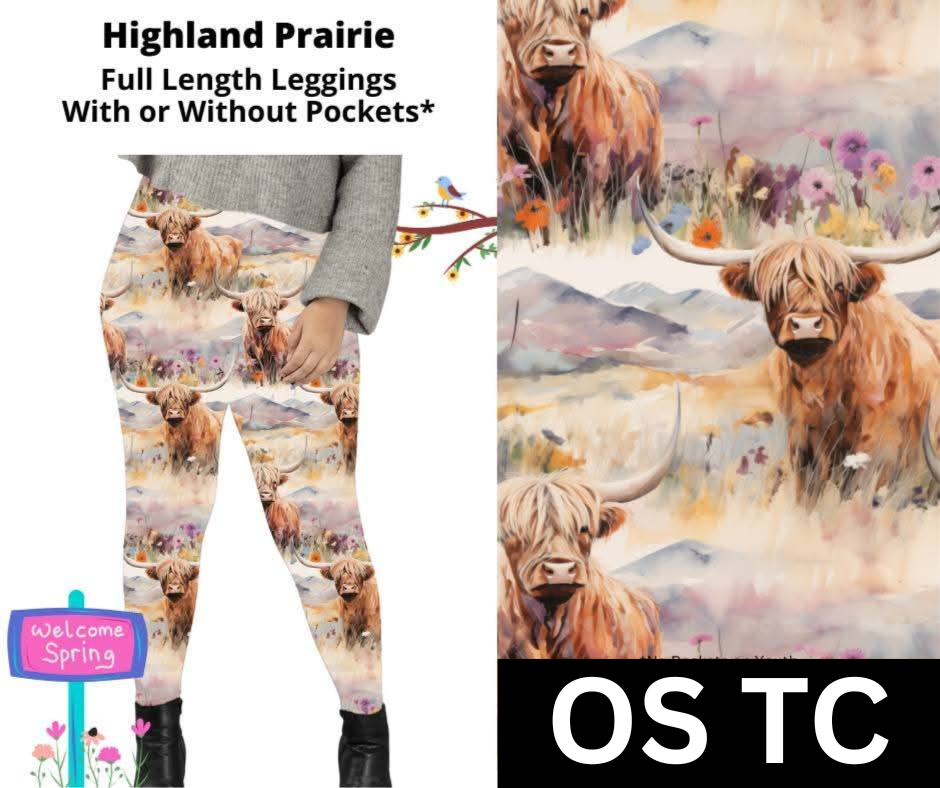 Highland Prairie Full Length Leggings w/ Pockets