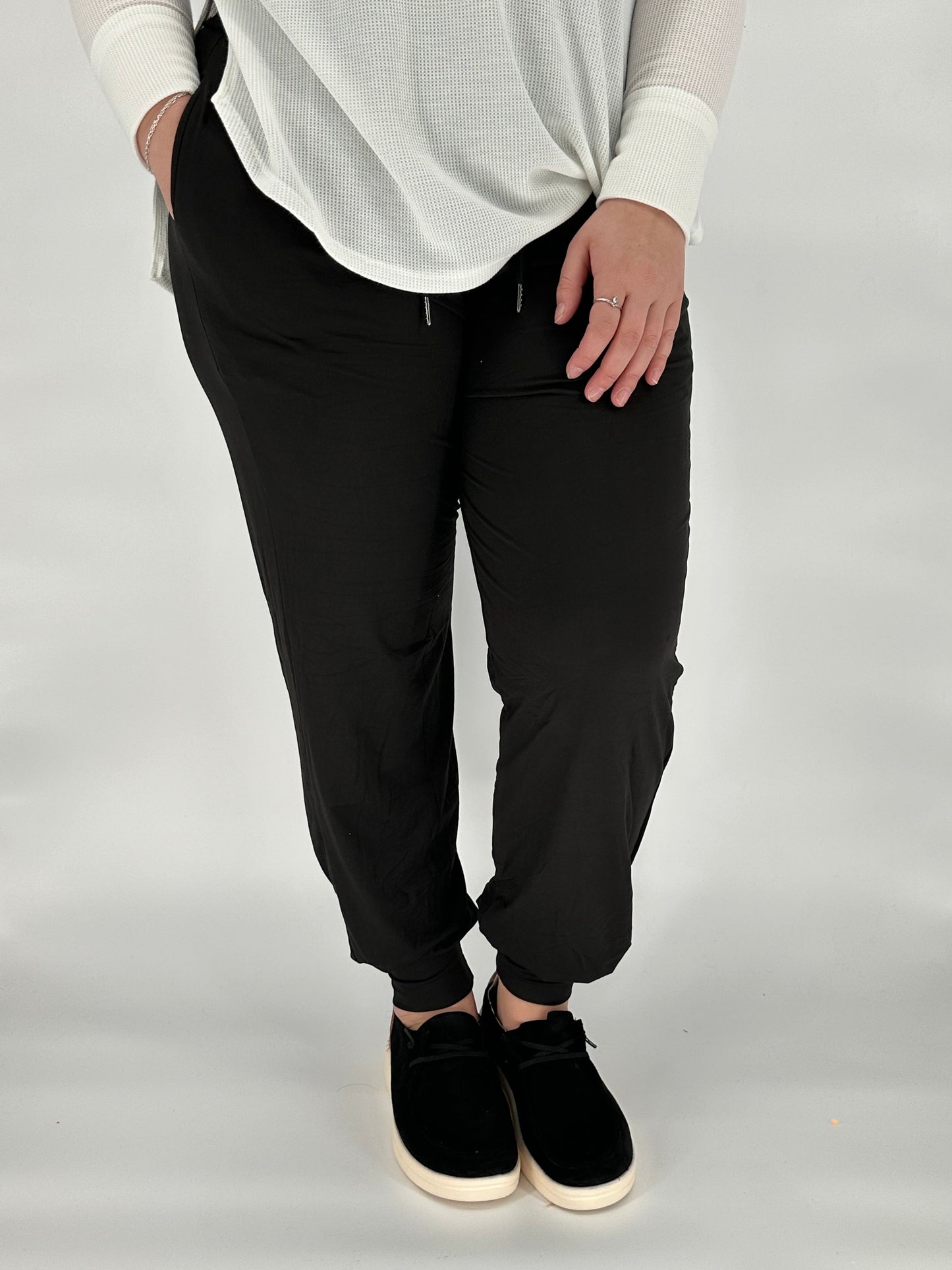 Black Joggers w/ Pockets (Kids Too!) - Alonna's Legging Land