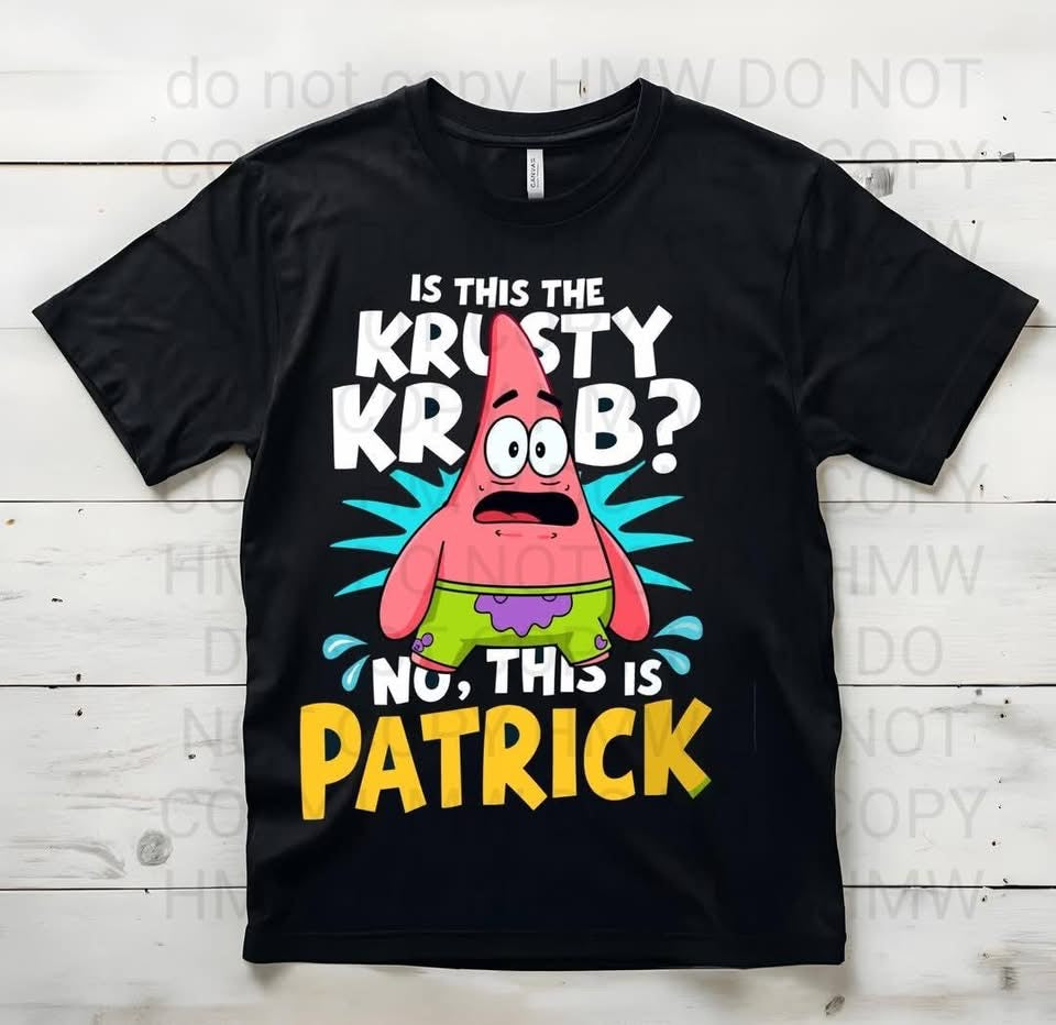 “Patrick” Custom Tee (Kids-Adult)