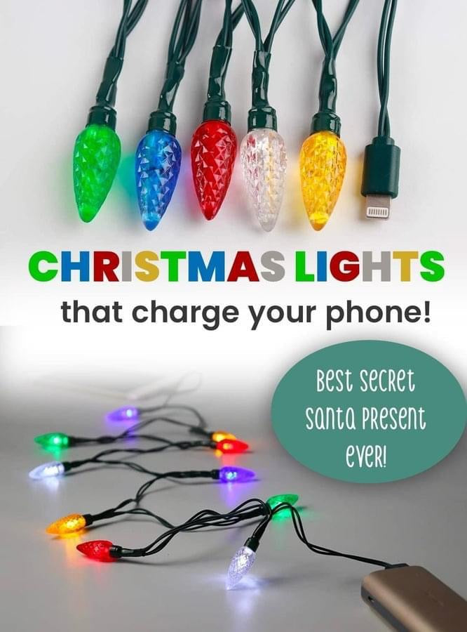 2 in 1 X-Mas Bulb Charger - Alonna's Legging Land