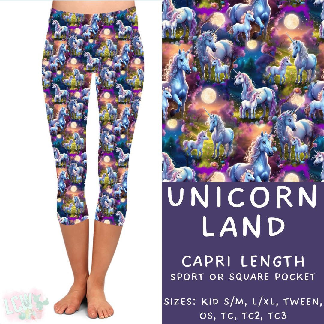 Unicorn Land - PBO Capris - Closes 7/15 - ETA early/mid Sept - May Request Run 12 B365