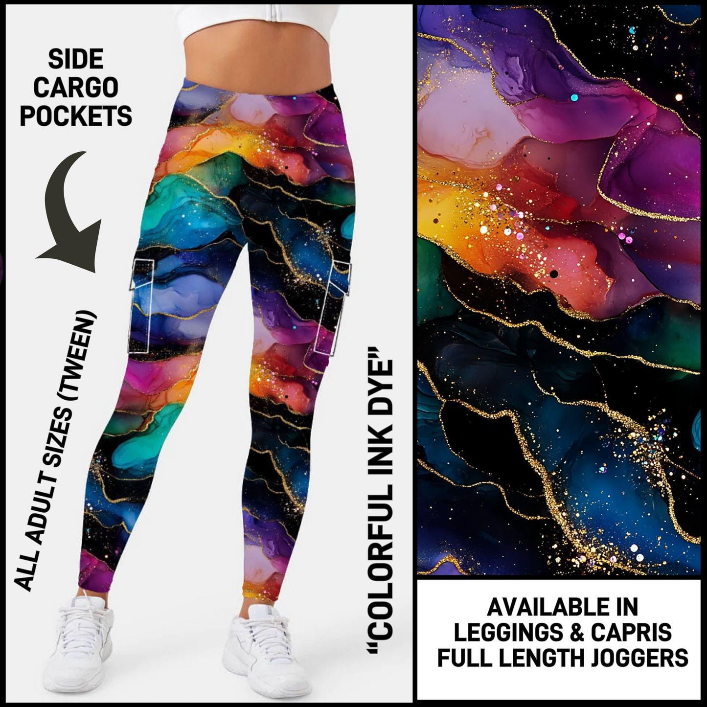 C30P - Colorful Ink Dye with Cargo Pockets - Preorder Closing 1/7 ETA: Early March
