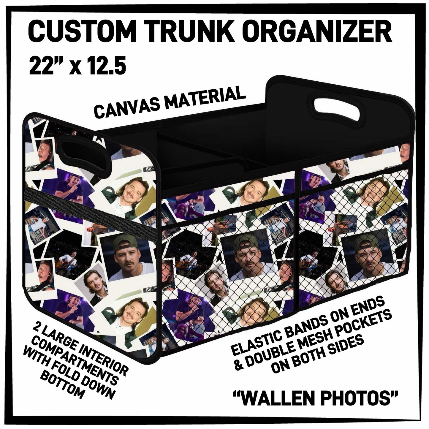 RTS - Wallen Photos Car Trunk Organizer
