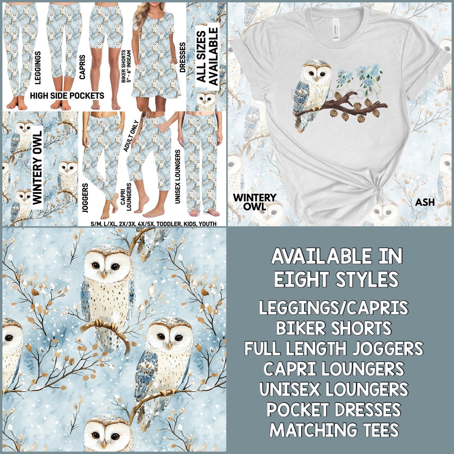 Wintery Owl Wonderland Preorder Closing 11-9