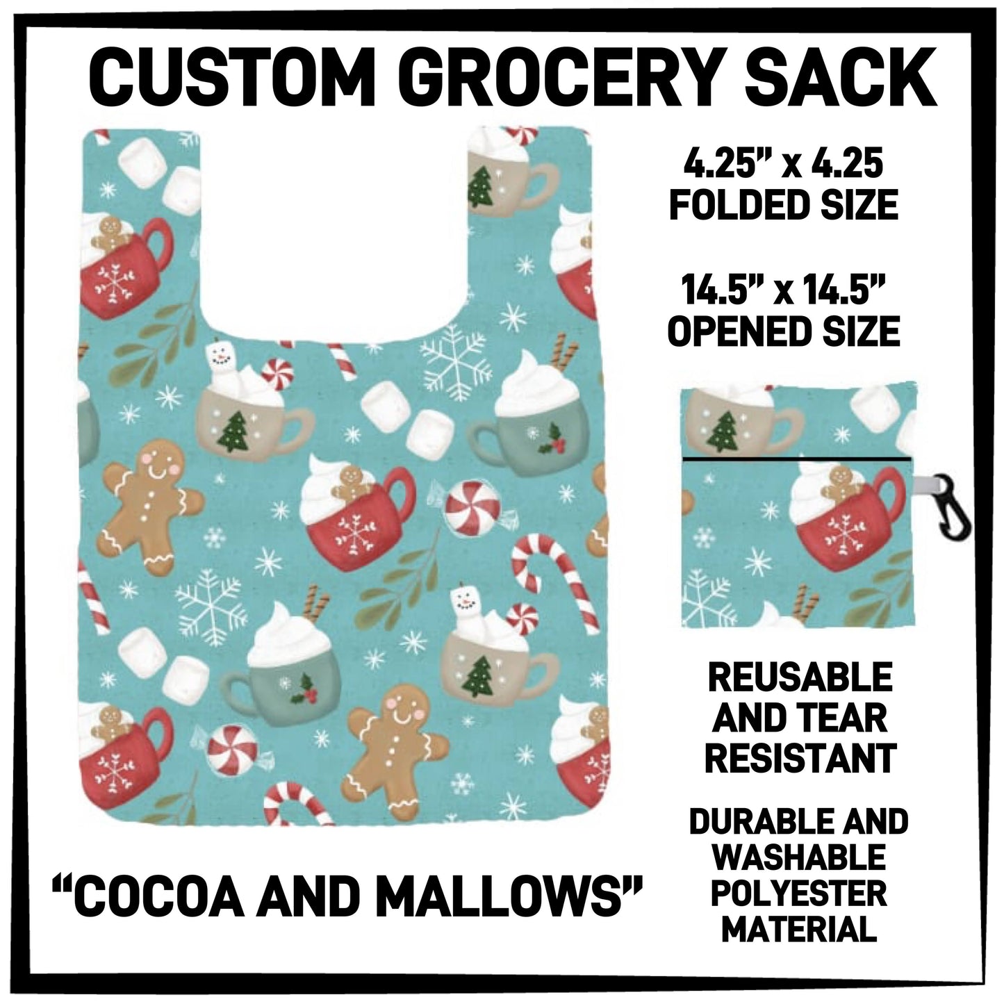 GS3K - Cocoa and Mallows Grocery Sack - Preorder ETA: Mid-Jan