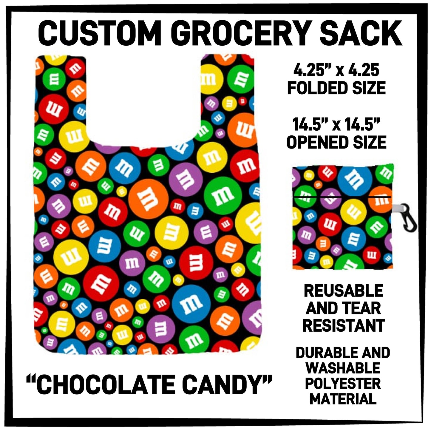 GS3K - Chocolate Candy Grocery Sack - Preorder ETA: Mid-Jan