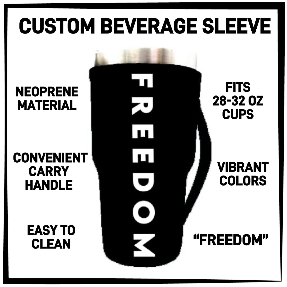 RTS - Freedom 28-32oz Beverage Sleeves
