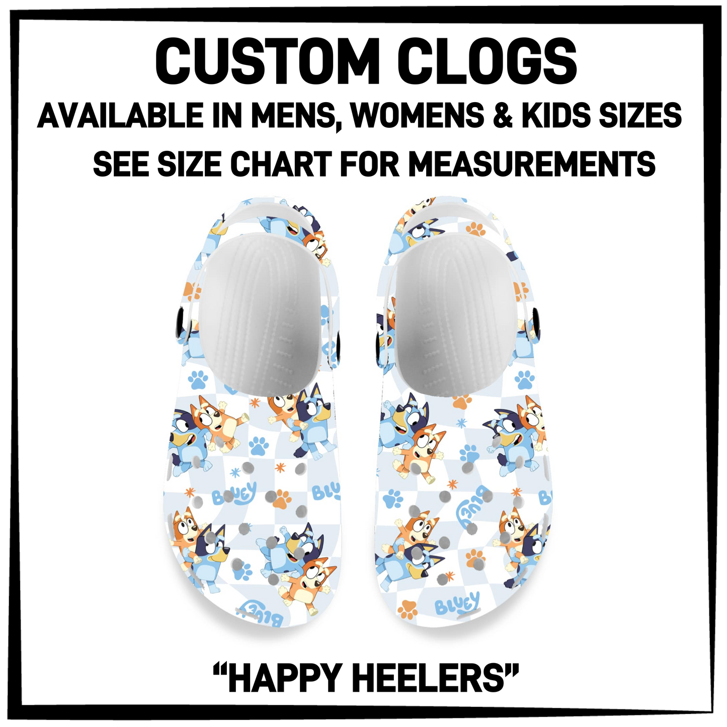 CM6C - Happy Heelers Custom Clogs - Preorder Closing 12/28 ETA: Late Feb