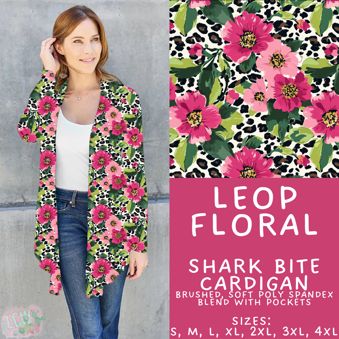 Batch #421 - Fun Run 15 - Closes 9/29 - ETA mid/late Nov - Leop Floral Cardigan