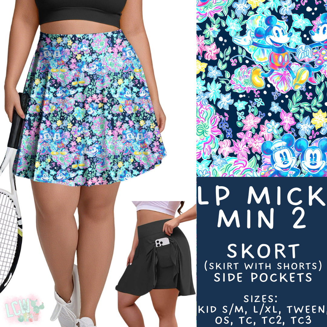 Batch #426 - LP Collection - Closes 10/8 - ETA late Nov - LP Mick Min 2 Skort