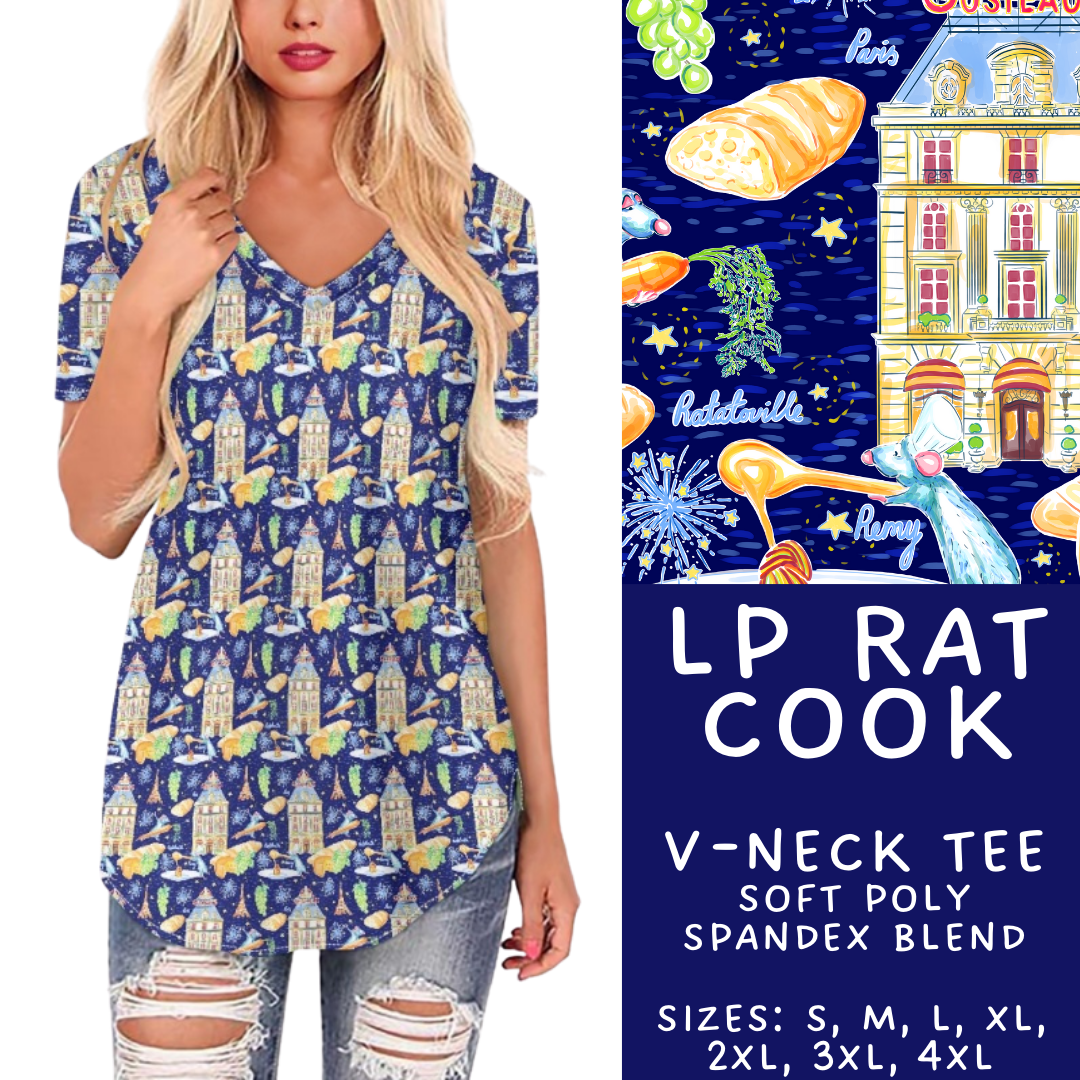 Batch #426 - LP Collection - Closes 10/8 - ETA late Nov - LP Rat Cook V-Neck Tee