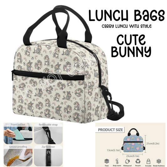 CUTE BUNNY - LUNCH BAGS