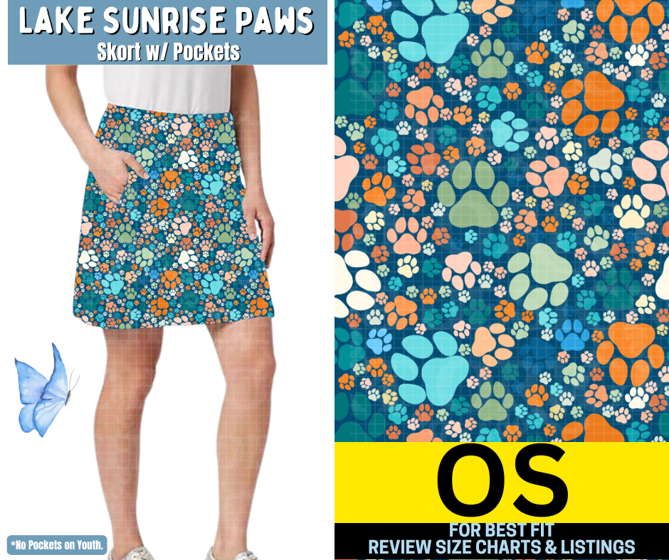 Lake Sunrise Paws Skort