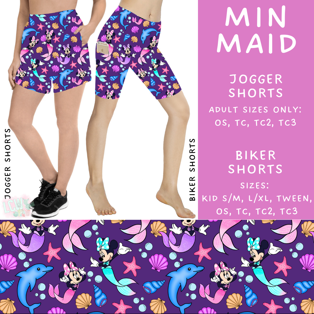 Batch #333 - Magical Summer - Closes 5/7 - ETA late June - Min Maid Biker & Jogger Shorts