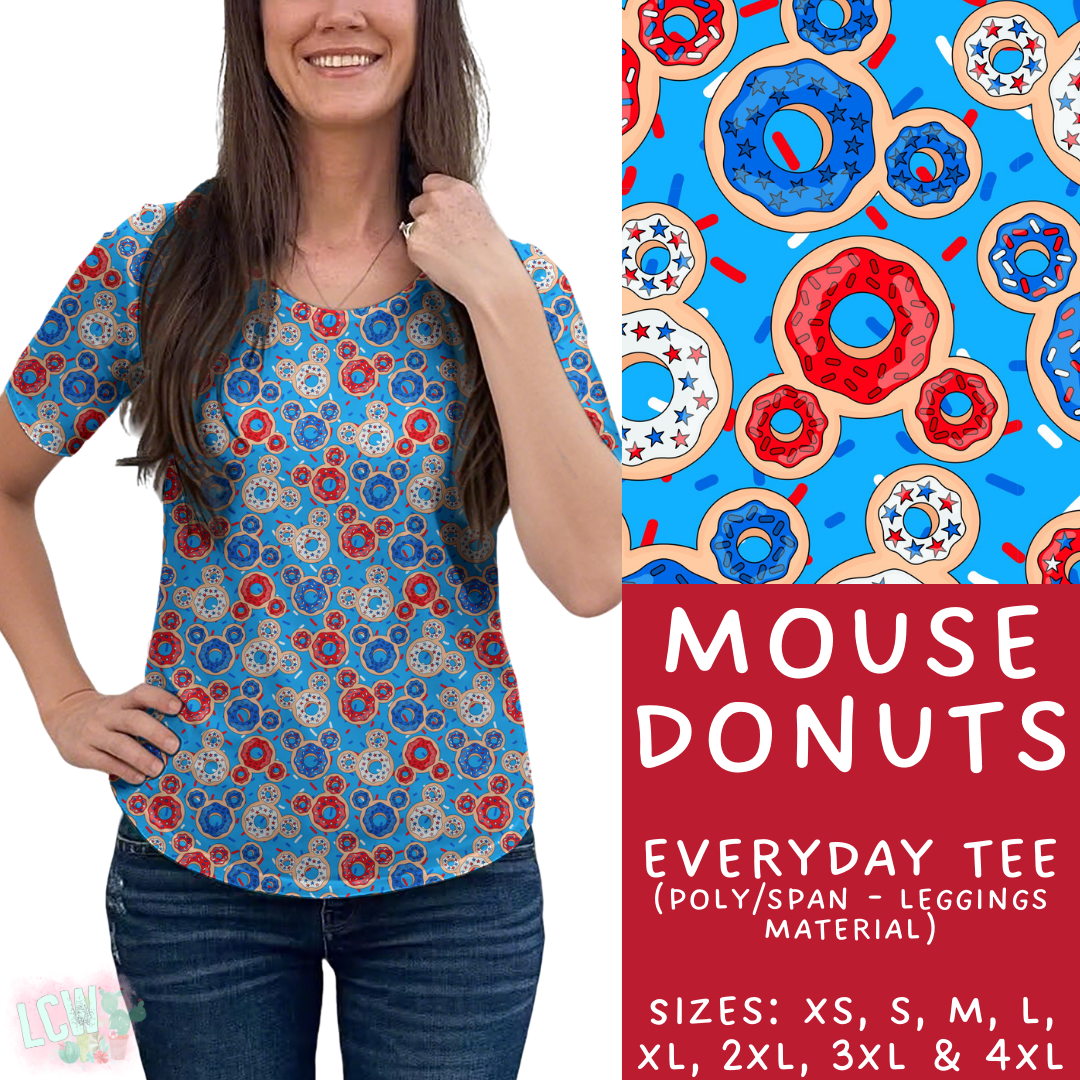 Batch #338 - Magical 4th of July - Closes 5/7 - ETA mid June - Mouse Donuts Everyday Tee
