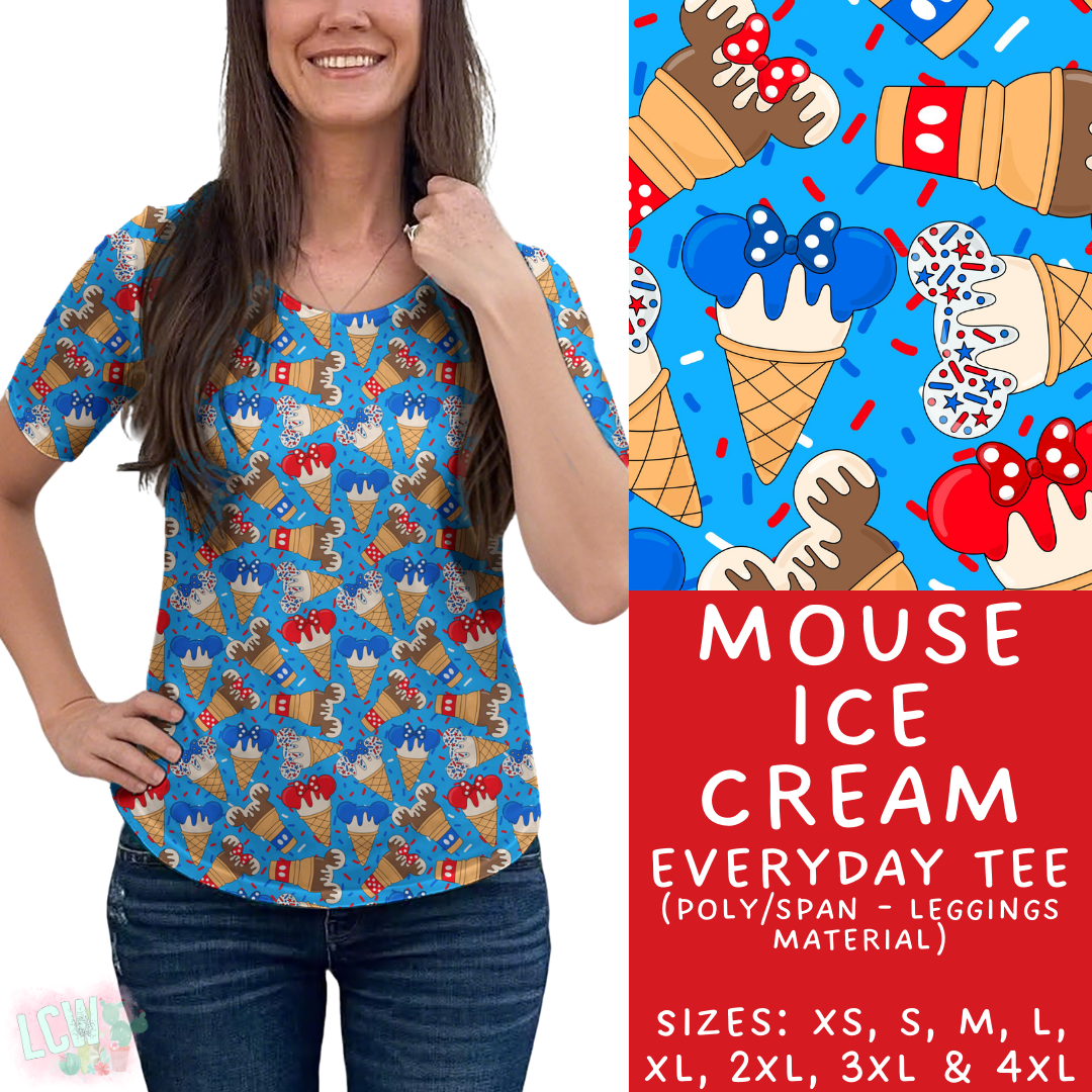 Batch #338 - Magical 4th of July - Closes 5/7 - ETA mid June - Mouse Ice Cream Everyday Tee