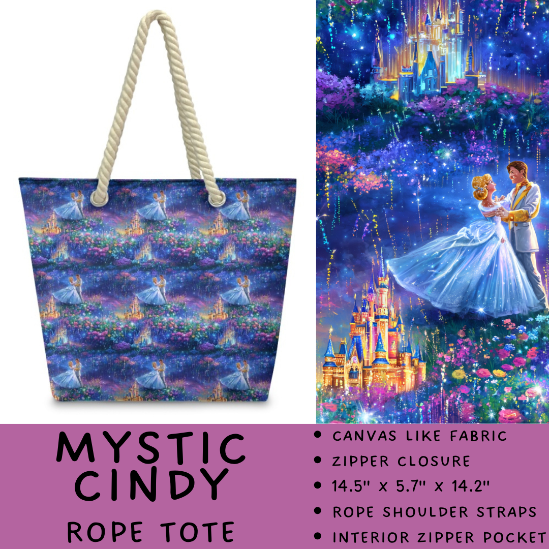 Batch #440 - Magical Character Rope Tote - Closes 10/31 - ETA mid Dec - Mystic Cindy Rope Tote