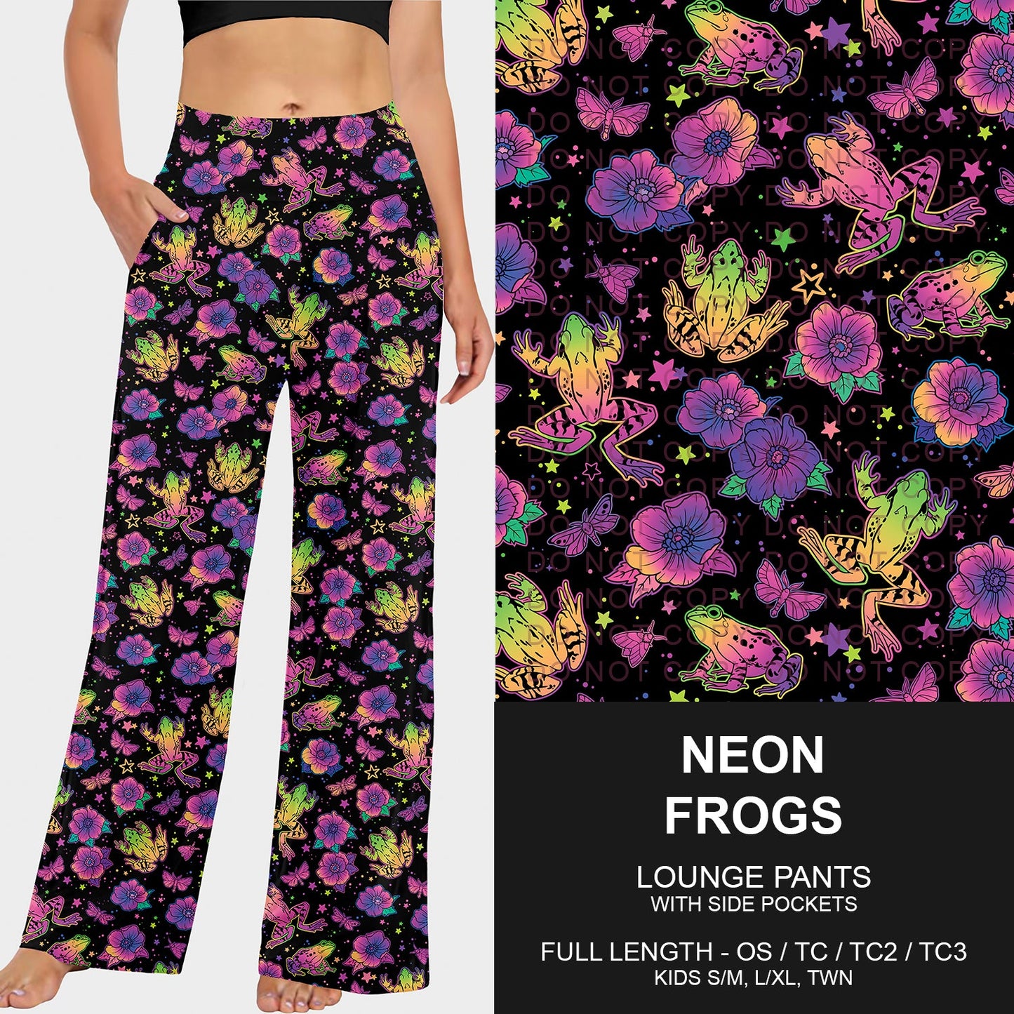 B248 - Preorder Neon Frogs Lounge Pants (Closes 8/24. ETA late Oct.)