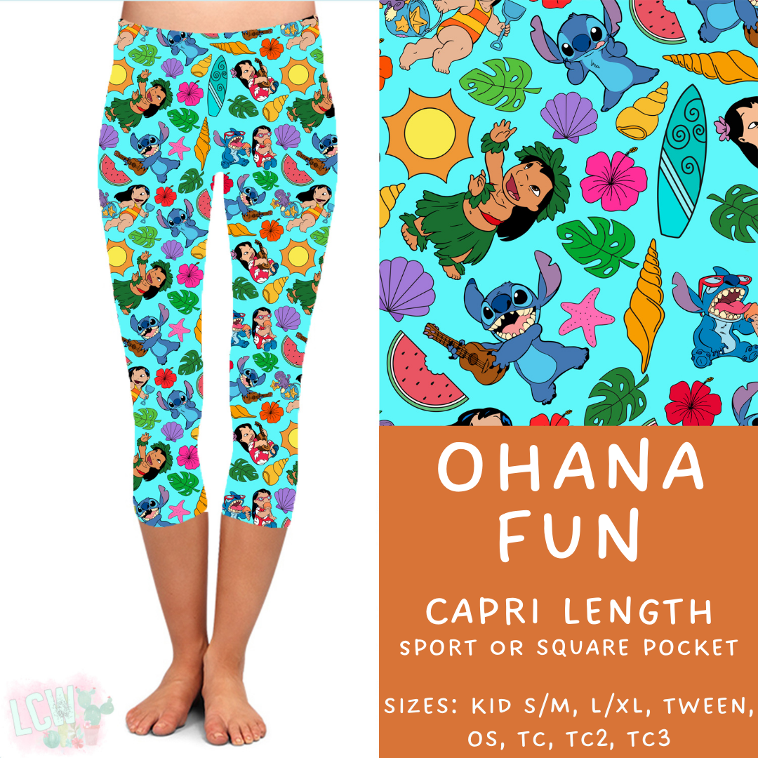 Batch #333 - Magical Summer - Closes 5/7 - ETA late June - Ohana Fun Full and Capri Length Leggings
