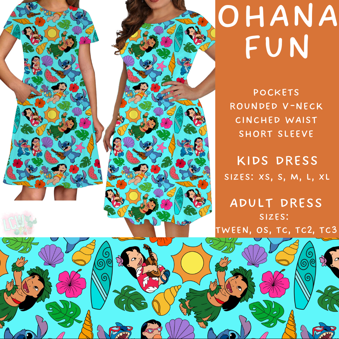 Batch #333 - Magical Summer - Closes 5/7 - ETA late June - Ohana Fun Adult & Kids Dresses