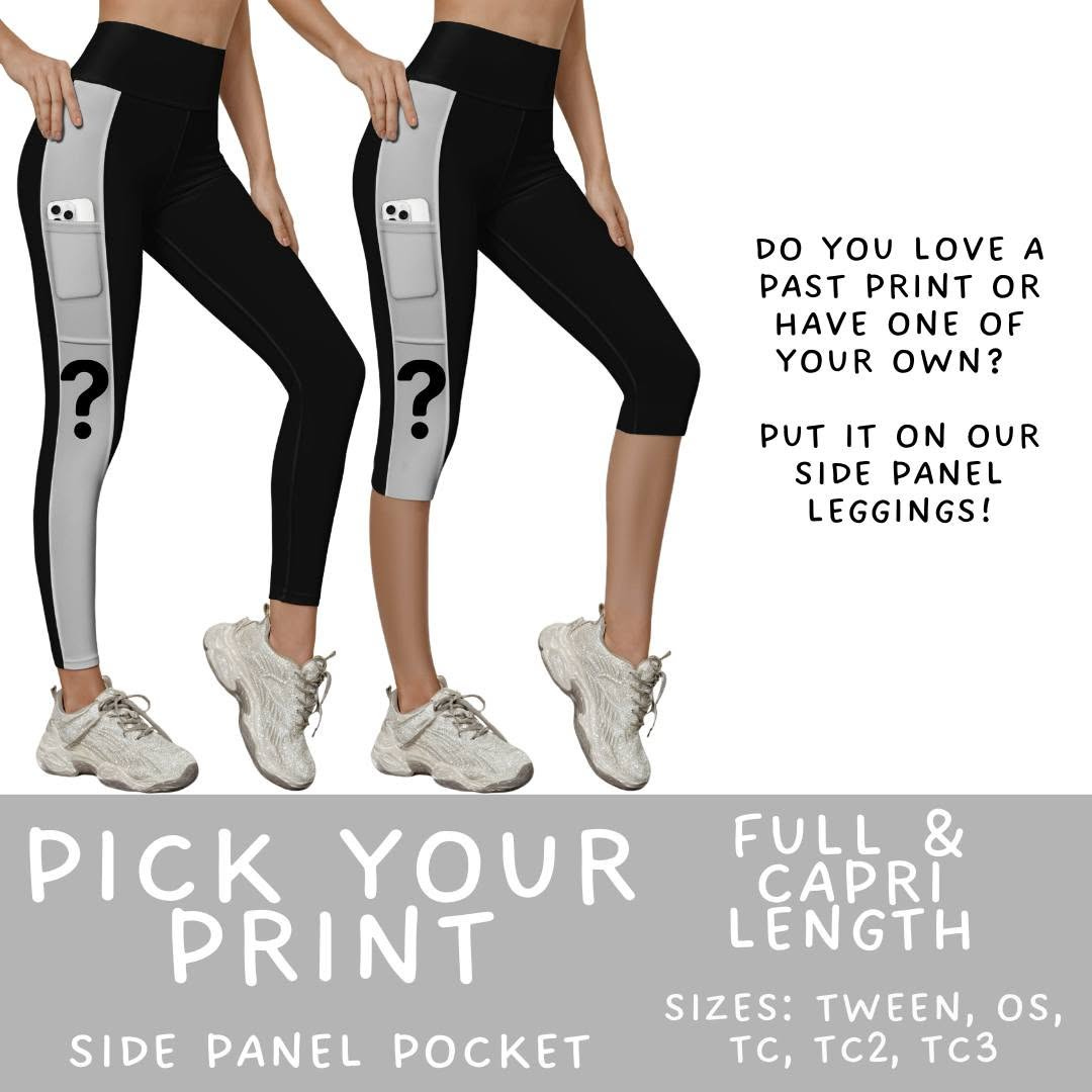 Batch #583 - Magical Character Fall - Closes 9/9 - ETA early Nov - Pick Your Print Full Leg Panel Capris & Leggings