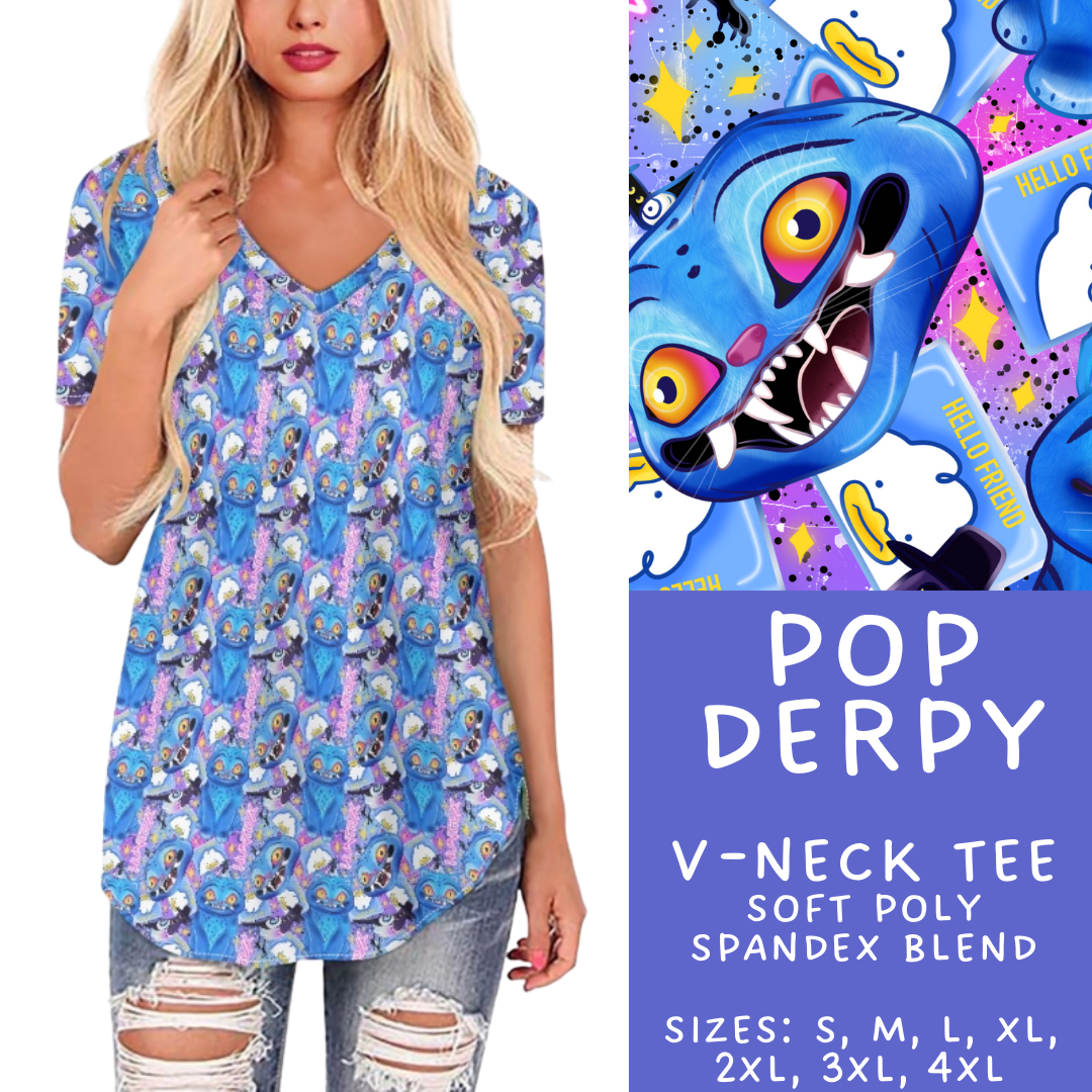 Batch #427 - August Request Run - Closes 10/9 - ETA late Nov - Pop Derpy V-Neck Tee