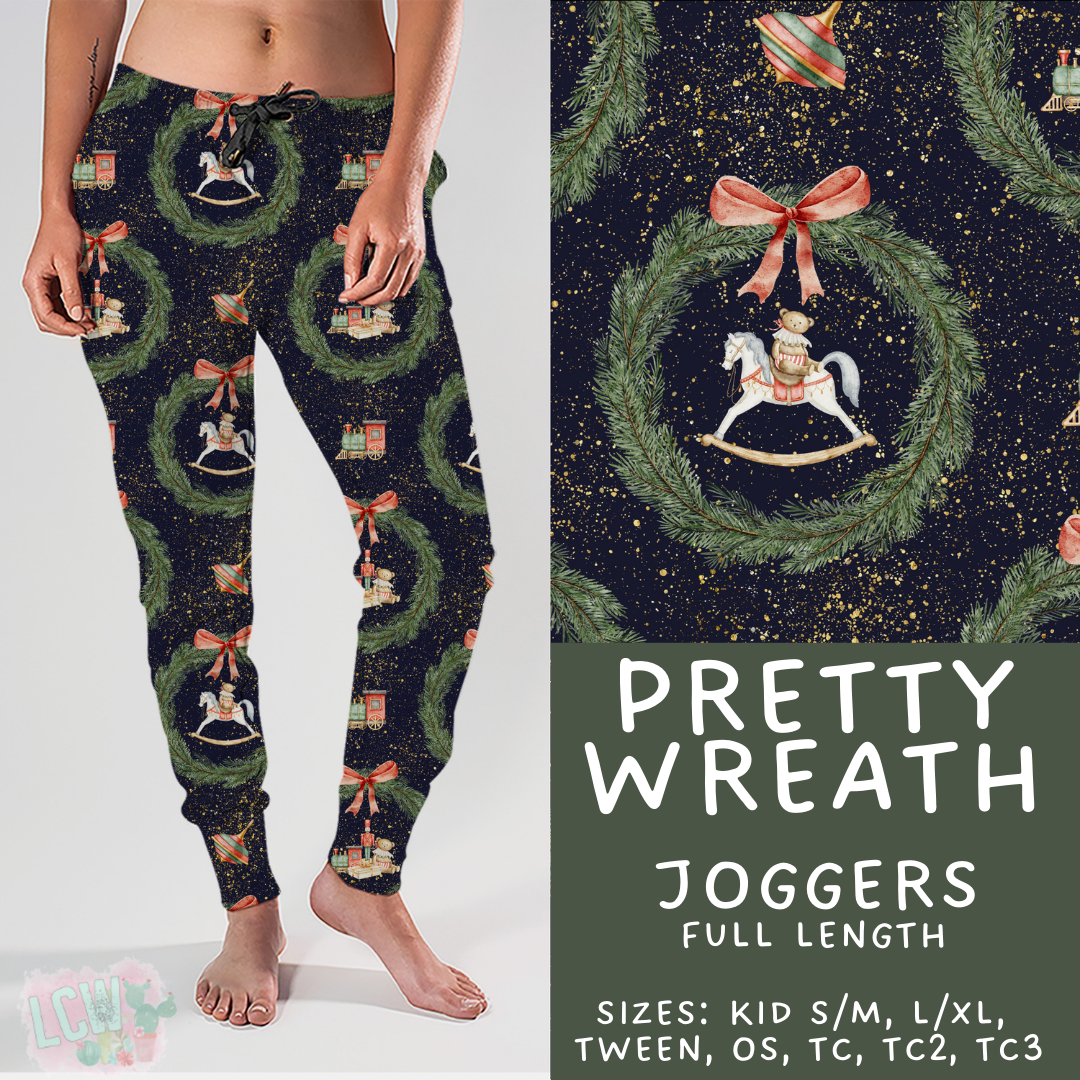 Batch #424 - Jingle All The Way - Closes 10/3 - ETA mid/late Nov - Pretty Wreath Joggers