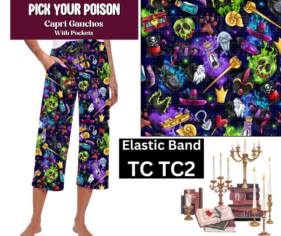 Pick Your Poison Capri Gauchos