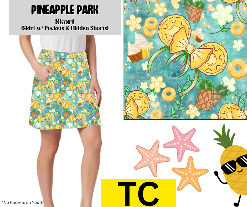 Pineapple Park Skort