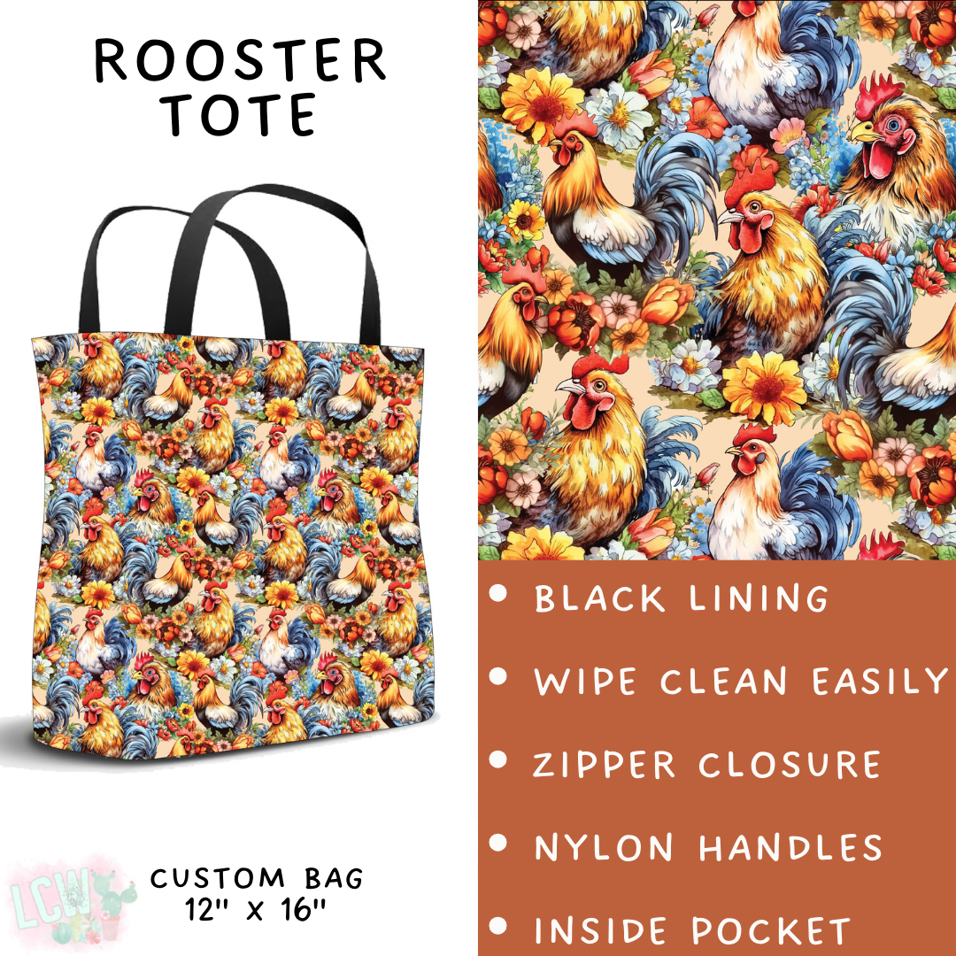 Batch #427 - August Request Run - Closes 10/9 - ETA late Nov - Rooster Tote