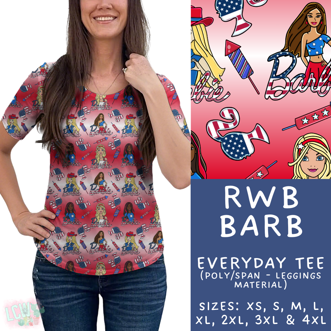 Batch #336 - RWB Characters - Closes 5/7 - ETA mid June - RWB Barb Everyday Tee