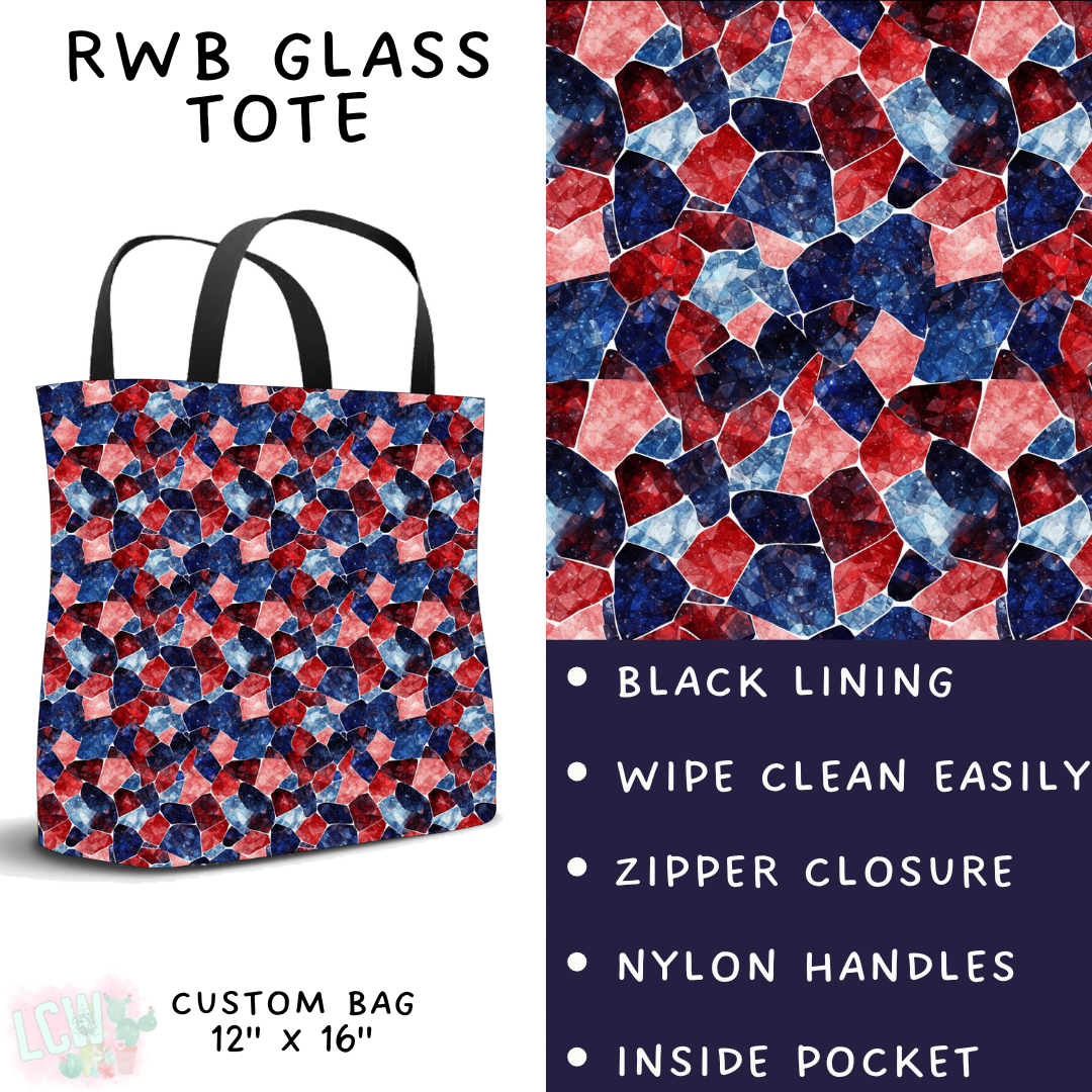 Batch #337 - USA Faves - Closes 5/7 - ETA mid June - RWB Glass Tote