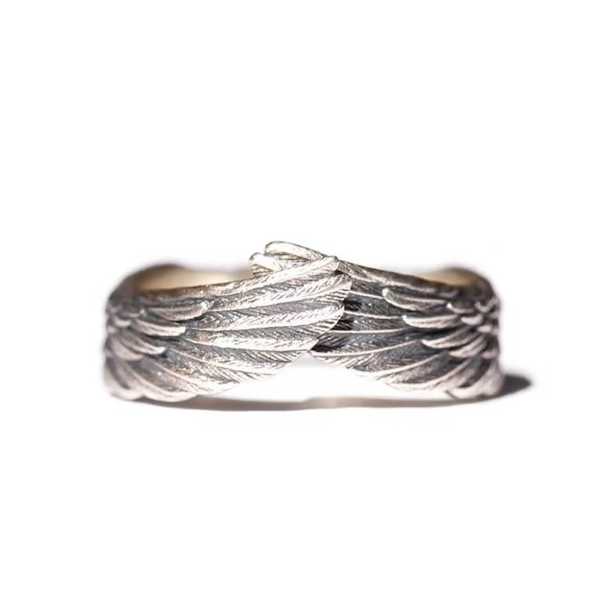 RETRO PUNK ANGEL WING RING (ADJUSTABLE)
