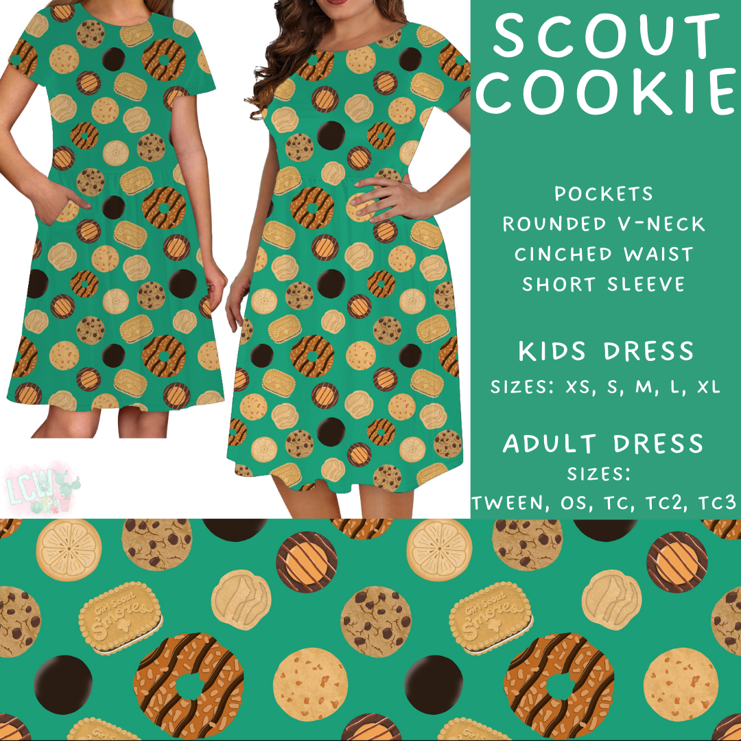 Batch #429 - Cookie Dealer 3 - Closes 10/13 - ETA late Nov - Scout Cookie Women's & Girls Dresses
