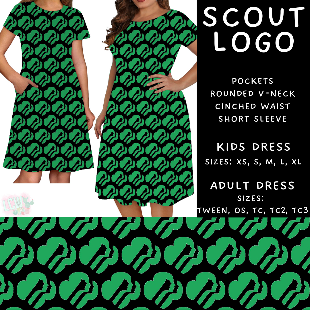 Batch #429 - Cookie Dealer 3 - Closes 10/13 - ETA late Nov - Scout Logo Women's & Girls Dresses