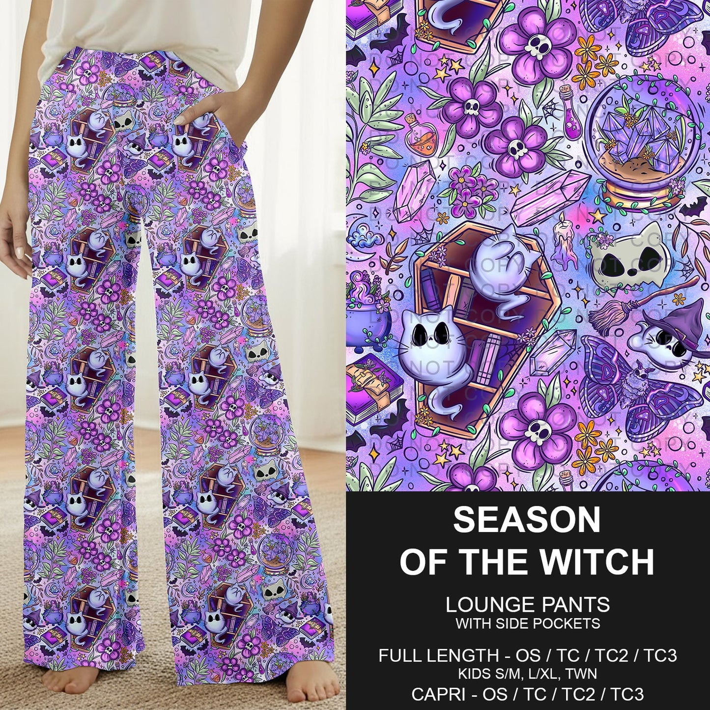 B297 - Preorder Season of the Witch Lounge Pants (Closes 6/28. ETA: early Sept.)