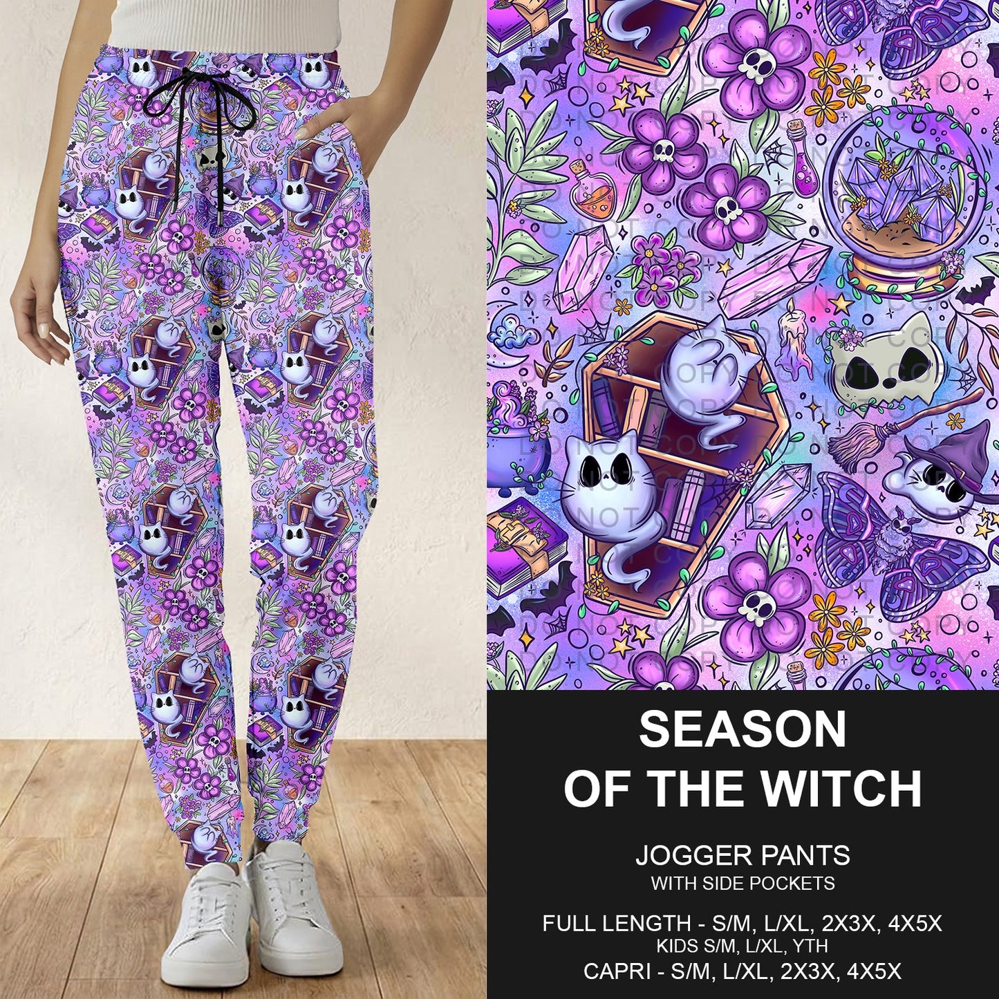 B297 - Preorder Season of the Witch Joggers (Closes 6/28. ETA: early Sept.)