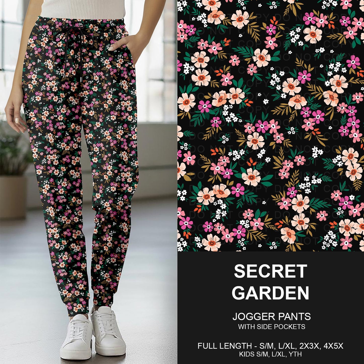 B262 - Preorder Secret Garden Joggers (Closes 11/23. ETA late Jan.)