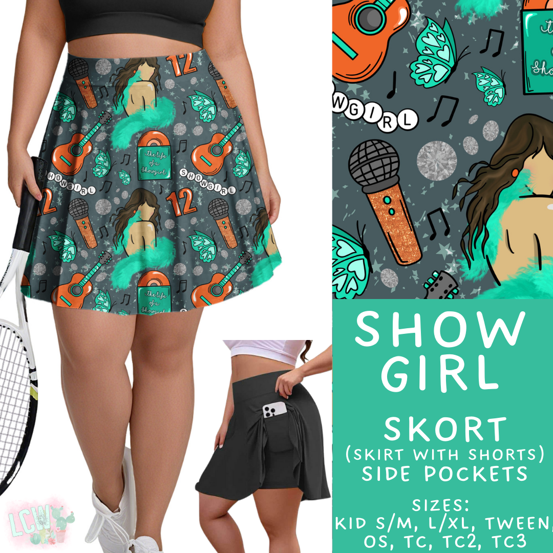 Batch #421 - Fun Run 15 - Closes 9/29 - ETA mid/late Nov - Show Girl Skort