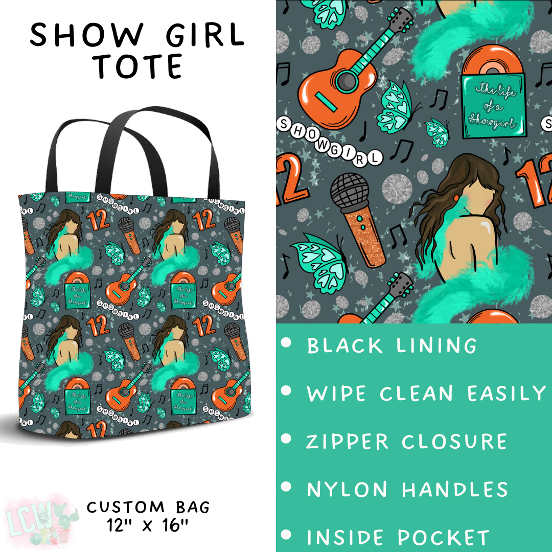 Batch #421 - Fun Run 15 - Closes 9/29 - ETA mid/late Nov - Show Girl Tote