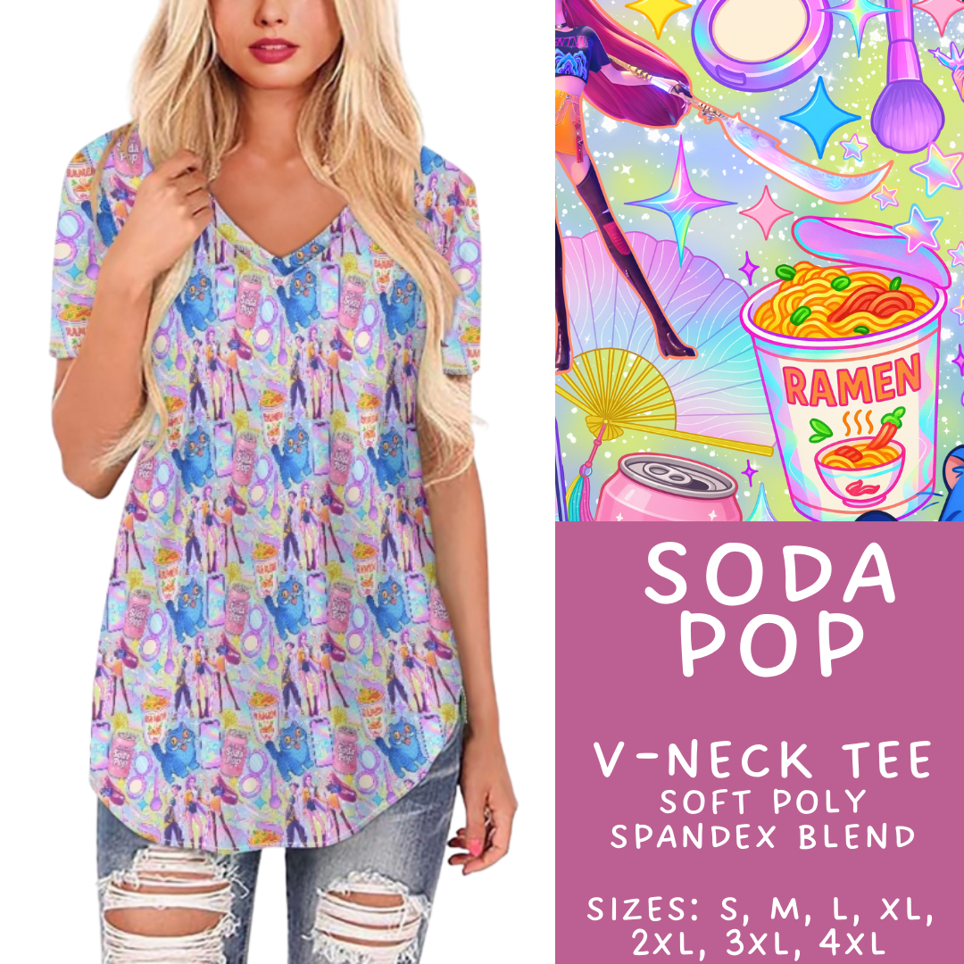 Batch #427 - August Request Run - Closes 10/9 - ETA late Nov - Soda Pop V-Neck Tee