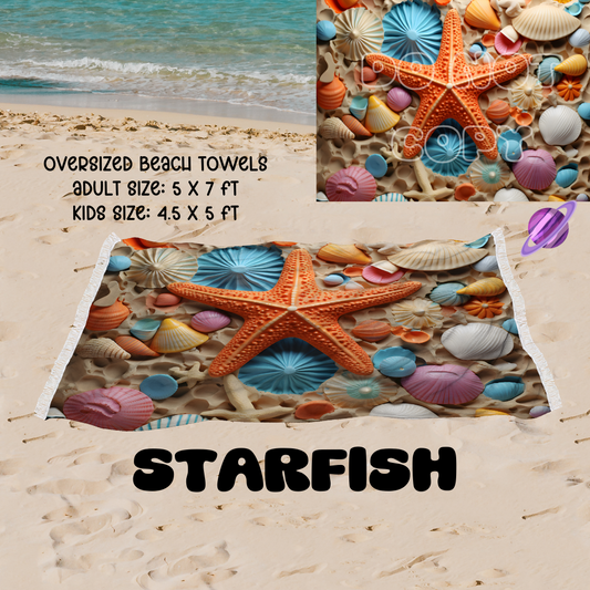 STARFISH -OVERSIZED BEACH TOWEL