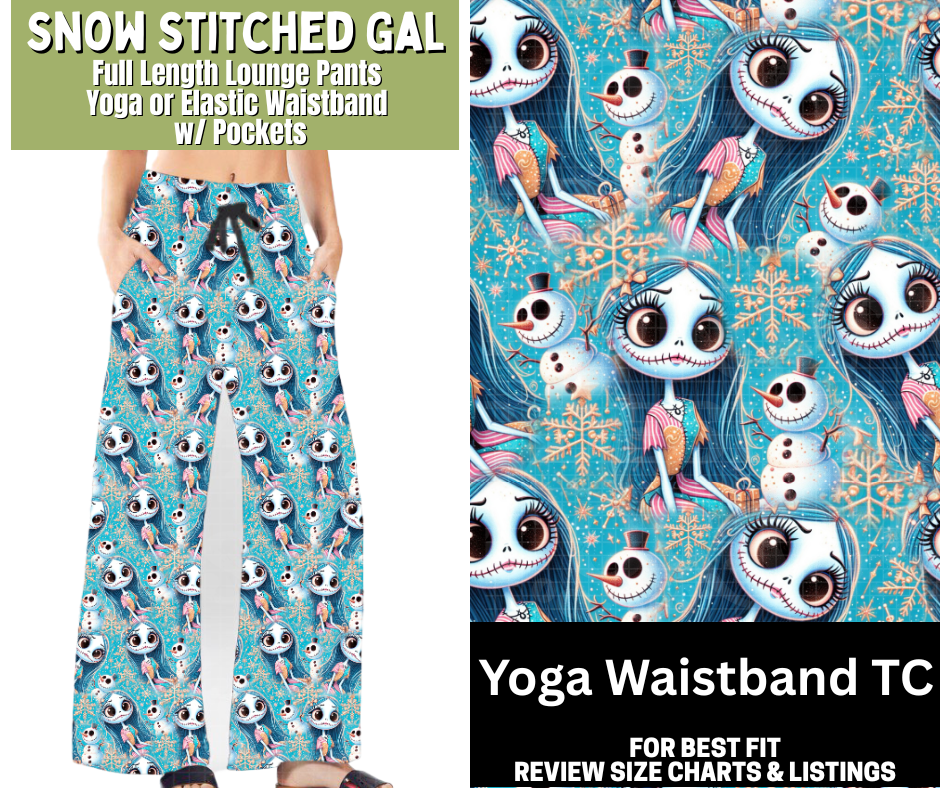 Snow Stitched Gal Full Length Lounge Pants