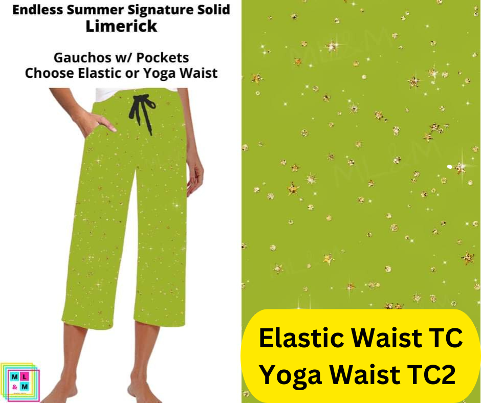 *Clearance* Price Drops in Cart! Limerick Capri Gauchos - Alonna's Legging Land