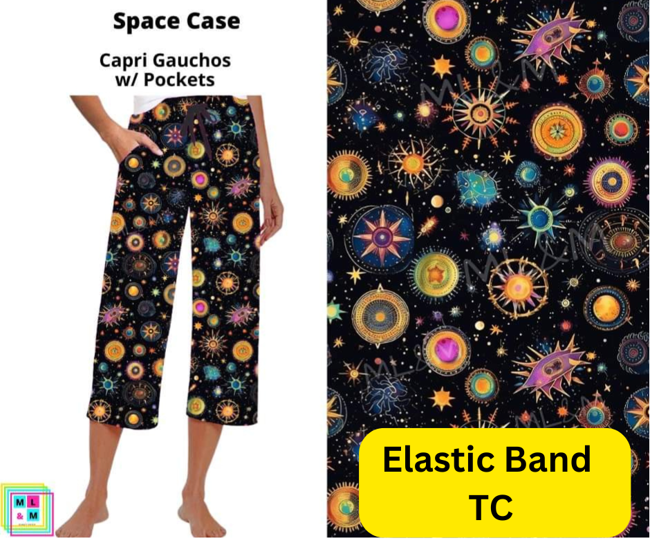 *Clearance* Price Drops in Cart! Space Case Capri Gauchos - Alonna's Legging Land